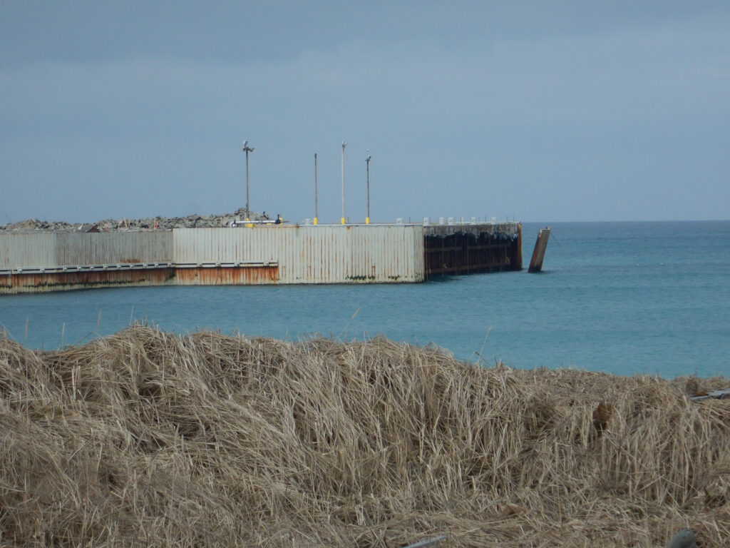 Pier at Navy Air Station in Alaska